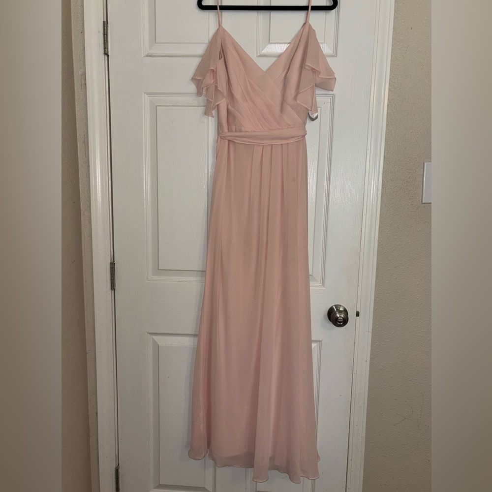 Elegant Pink Evening Gown